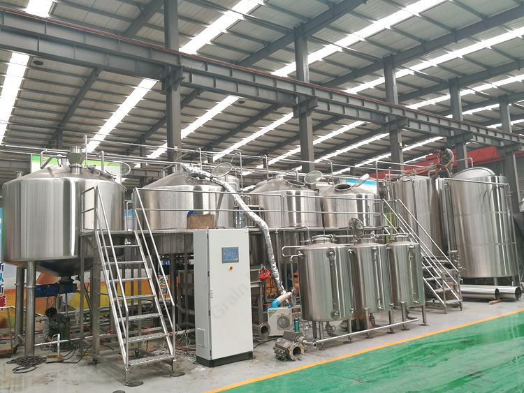 80BBL Industrial Fermentation Equipment Brewhouse